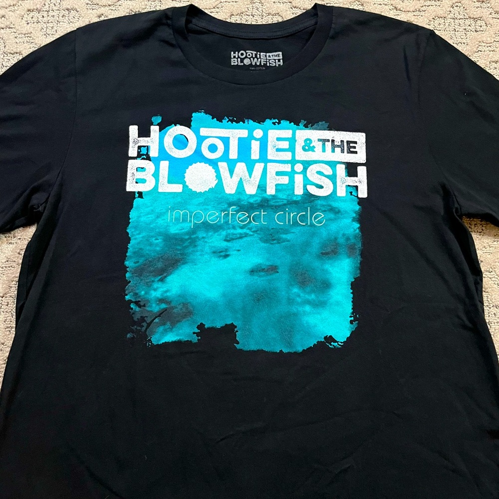 🎸 '19 Hootie & The Blowfish Band Imperfect Circle Album Unworn Blue Fish Soft T